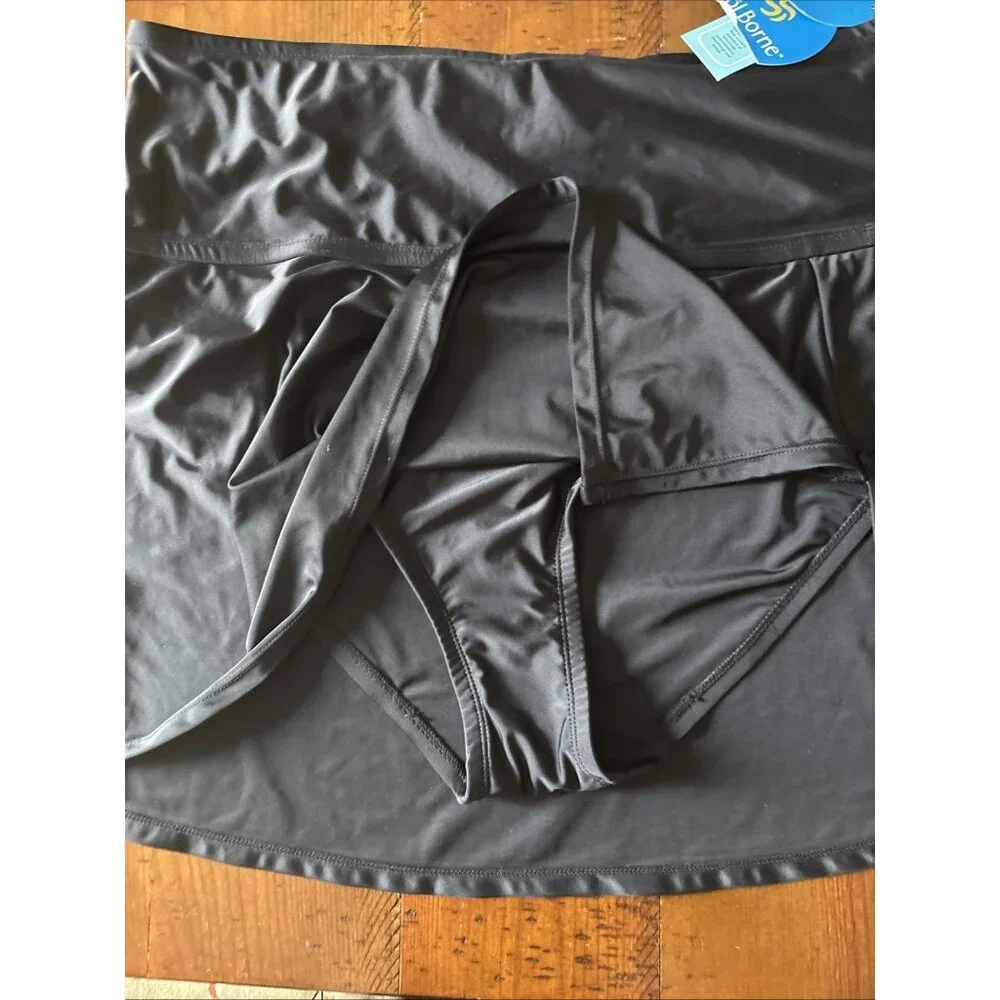 Sol Borne Black Swim Skirt Size 2X NWT - Picture 5 of 9